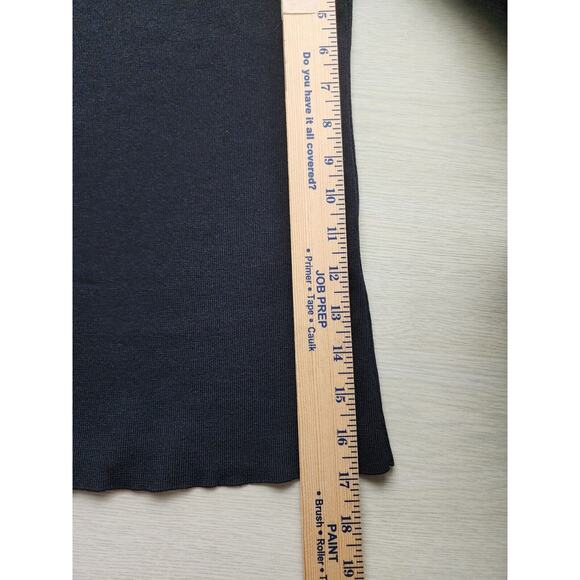 TOP/BLOUSE-INC-INTERNATIONAL CONCEPTS-Black-Silver Sequin Neckline-3/4 Sleeve-XL - Picture 13 of 14